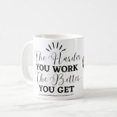 Motivational Quote Coffee Mug (Devant gauche)