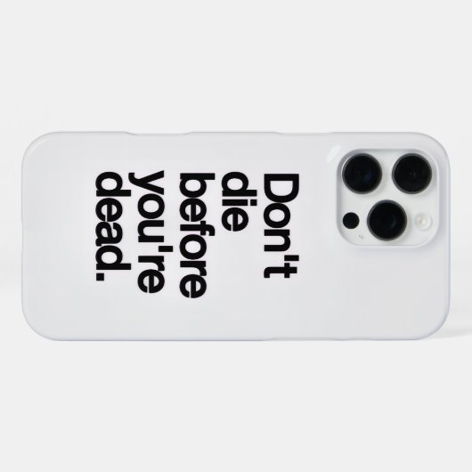 Motivational Quote iPhone16 Case iPhone Hoesje (Achterkant horizontaal)
