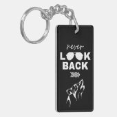 Motivational Quote Metal Keyring Sleutelhanger (Voorkant Links)