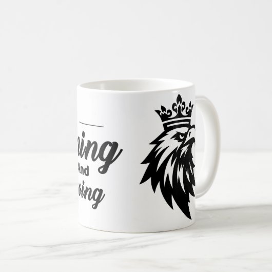  Motivational Quote Mug with Eagle (Devant droit)