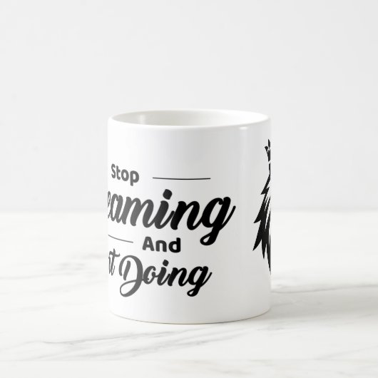  Motivational Quote Mug with Eagle (Centre)