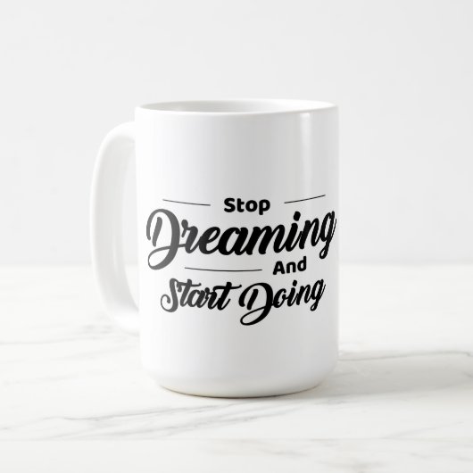  Motivational Quote Mug with Eagle (Devant gauche)