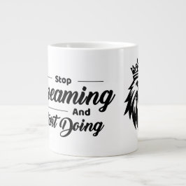  Motivational Quote Mug with Eagle Extra Grote Beker