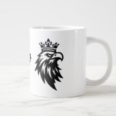  Motivational Quote Mug with Eagle Extra Grote Beker (Rechts)