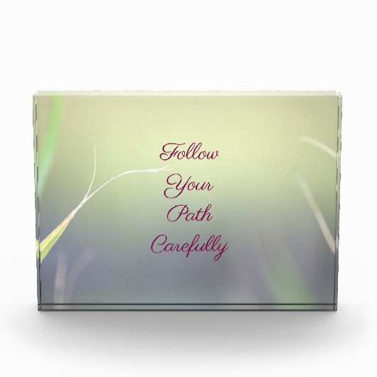 Motivational Quote Photo Block Fotoblokken (Voorkant)