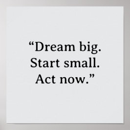 MOTIVATIONAL QUOTE POSTER