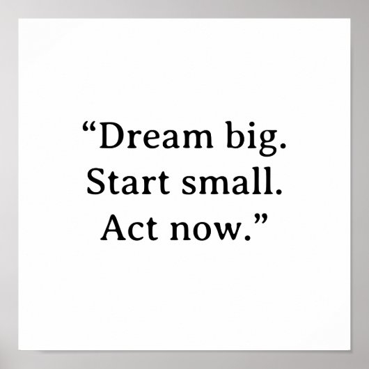 MOTIVATIONAL QUOTE POSTER (Voorkant)