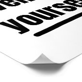 Motivational quote poster (Hoek)