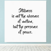 Motivational Quote Stretched Canvas Print (Insitu (Houten vloer))