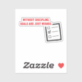Motivational Stickers "Discipline"  (Feuille)