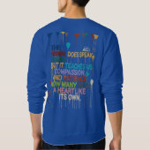 Motivational Sweatshirt – Bold Words for a Brave S (Dos)