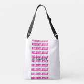 Motivational Tote Crossbody Tas (Achterkant)