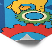 Motivational Trust The Process Retro Poster (Coin)