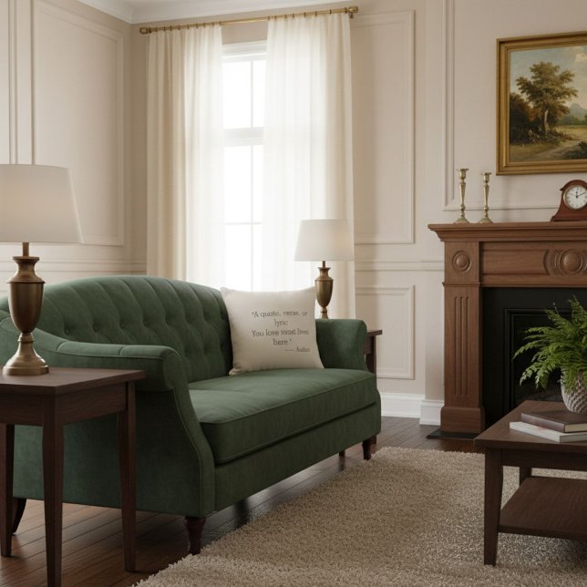 Motivational typography  elegant quote  kussen (Creator heeft geüpload)