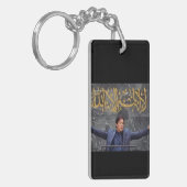 Motivationalgift and quote Acrylic Keychain (Voorkant Links)