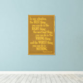 Motivationnel "Faire quelque chose" Impression de  (Insitu (Plancher de Bois))