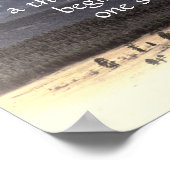 motivationnel nature poster zen citer le voyage (Coin)