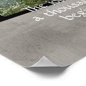 motivationnel nature poster zen citer le voyage (Coin)