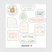 Motiveer jezelf! 10 Motivatie Sticker Pack (Vel)