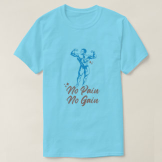 Motiverend Bodybuilding Design T-shirt