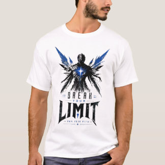Motiverend Doorbreek Je Limiet Grafisch T-shirt