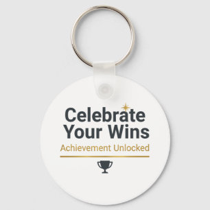 Motiverend geschenk voor succes sleutelhanger