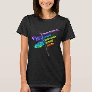 Motiverend geschenk voor vrouwen Libelle T-shirt