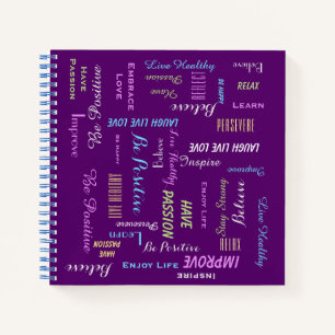 Motiverend Inspirerend KIES JE KLEUR Leuk Notitieboek