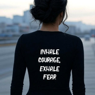 Motiverend lang mouw T-shirt