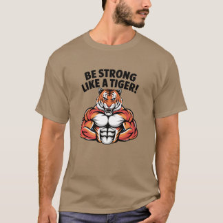 Motiverend ontwerp van wilde dieren vrienden t-shirt