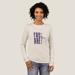 Motiverend T-shirt met zelfliefde-bevestiging