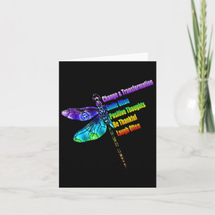 Motiverende geschenken voor vrouwen Libelle Kaart