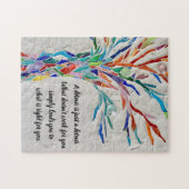 Motiverende Inspirerende Spreuk Legpuzzel (Horizontaal)