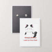 Motiverende kat graphics button (Voorkant / Achterkant)