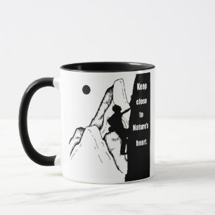 Motiverende klimspreuk mok