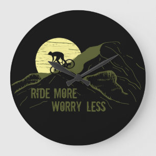 Motiverende Mountainbike-quote - Grappige fietsen Grote Klok