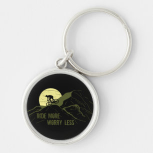 Motiverende Mountainbike-quote - Grappige fietsen Sleutelhanger