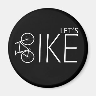 Motiverende mountainbike-quotes magneet