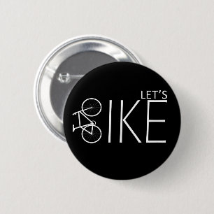 Motiverende mountainbike-quotes ronde button 5,7 cm
