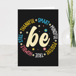 Motiverende ontwerp inspiratie positieve quote kaart