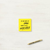 Motiverende positieve plakbriefjes post-it® notes (Op bureau)
