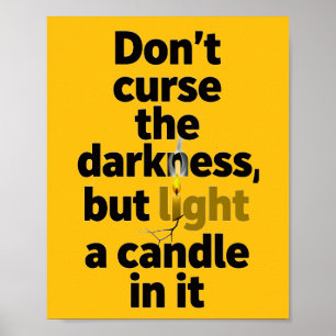 Motiverende Quote Poster
