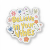 Motiverende Quote Sticker (Voorkant)