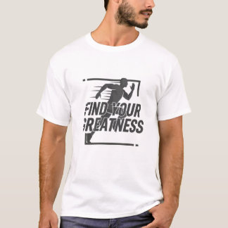 Motiverende sportquote Fitness Hardloper T-shirt