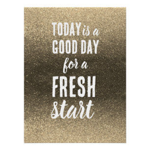 Motiverende Spreuk Vandaag is een Goede Dag Nieuwe Perfect Poster