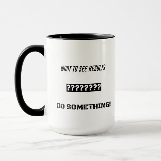 Motiverende tekst ontwerp mok (Links)
