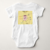 Motiverende Tekst Wrap Design Romper (Achterkant)