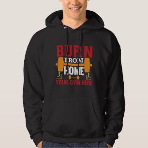 Motiverende Thuisgym Workout Hoodie