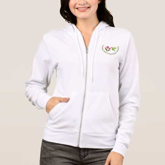 motiverende trui hoodie (Voorkant)