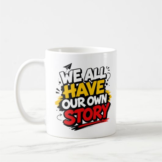 Motiverende typografie koffiemok (Links)